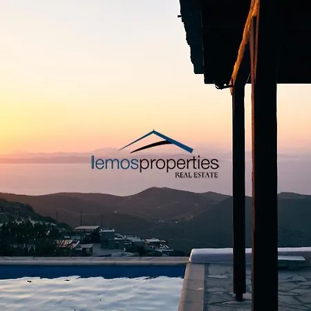 The Pool Garden House With A Fantastic Sea And Sunset View * Ioulis