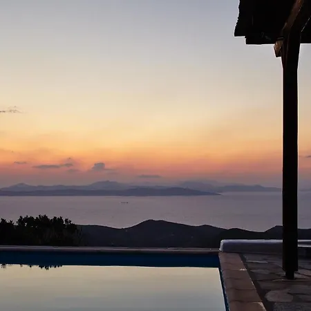The Pool Garden House With A Fantastic Sea And Sunset View * Ioulis